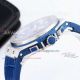 New Hublot Big Bang Blue Dial Blue Leather Strap Replica Watches 44mm (2)_th.jpg